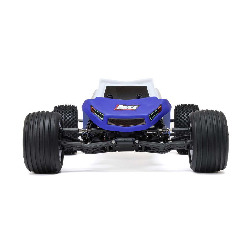 1/18 Mini-T 2.0 V2 2WD Stadium Truck Brushless RTR, Bleu - FLASH RC
