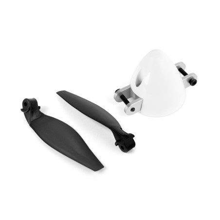 Pales noires d'hélice repliables + cône pour Falke/Beta - KAVAN - FLASH RC