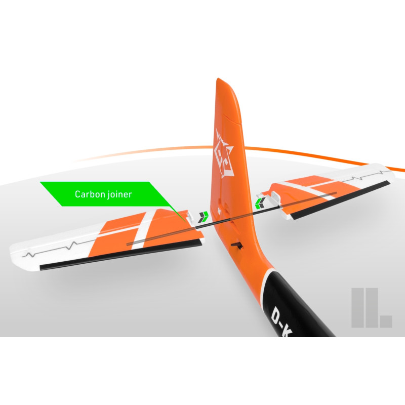 Segelflugzeug KAVAN Pulse Orange 2200mm PNP - FLASH RC