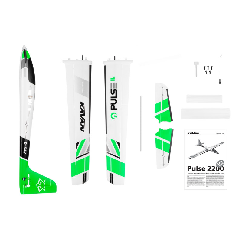 KAVAN Pulse Orange 2200mm PNP glider - FLASH RC