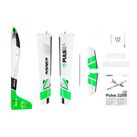 Motoplaneur Kavan Pulse Vert 2200mm PNP - FLASH RC