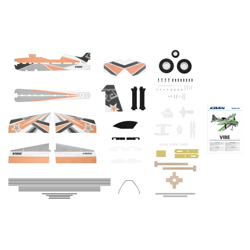 Kavan Vibe 1.00m ARF Orange - FLASH RC