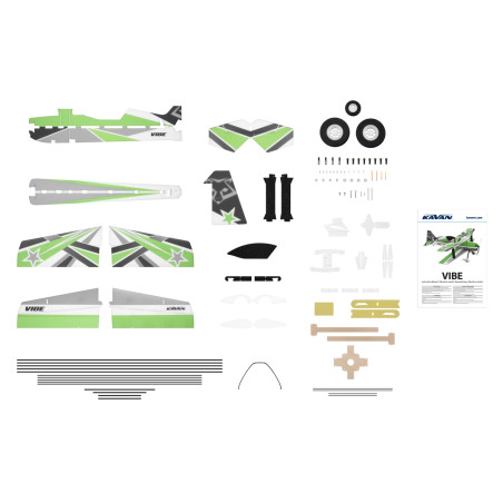 Avion Kavan Vibe 1.00m ARF Vert - FLASH RC