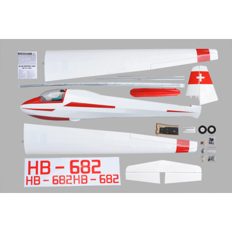RC Gliders - KA 8B 3500 approx. 3.5m Phoenix Model - FLASH RC
