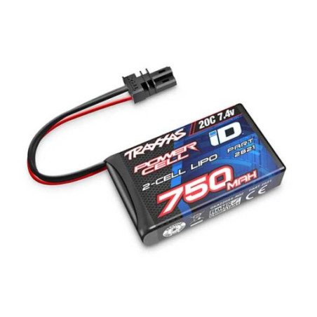 Traxxas Batteria Lipo 7.4V 2S 750mAh ID - 2821 - FLAHS RC