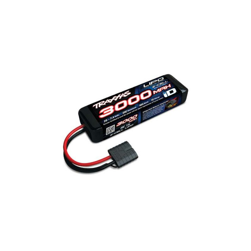 Batería Traxxas Lipo 7.4V 2S 3000mAh ID - 2827X - FLASH RC