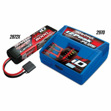 Traxxas EZ-Peak Plus Ladegerät + 1 x Lipo 3s 5000mha iD 2872x - FLASH RC