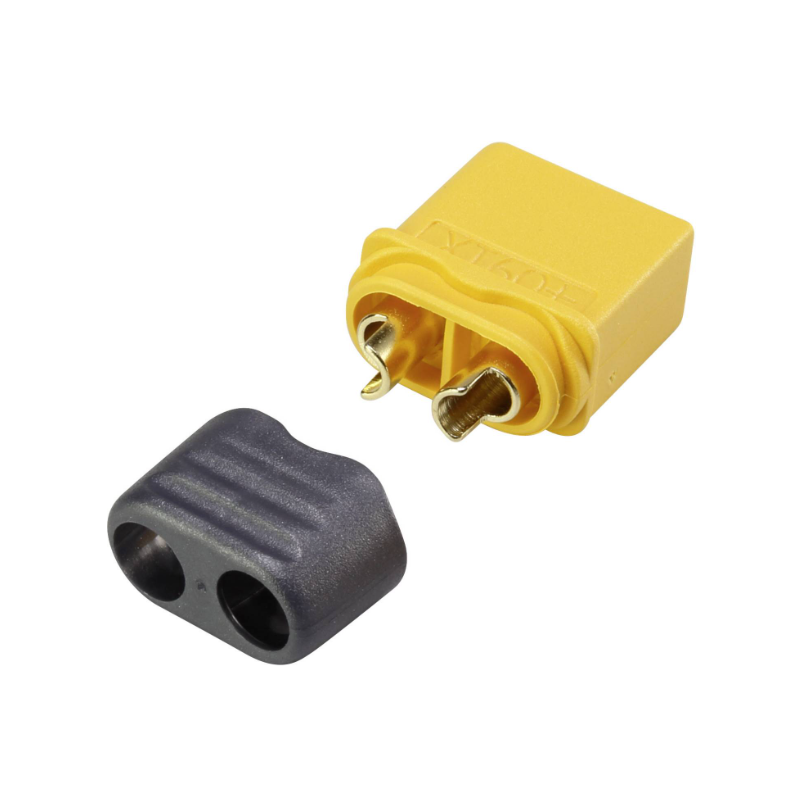 XT30/XT60/XT90 socket - XT60 L male socket with cap (1 pcs) - FLASH RC