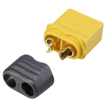 XT30/XT60/XT90 socket - XT60 L male socket with cap (1 pcs) - FLASH RC