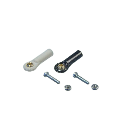 Chape M2 percée 1.6mn + boulons 2pcs - FLASH RC
