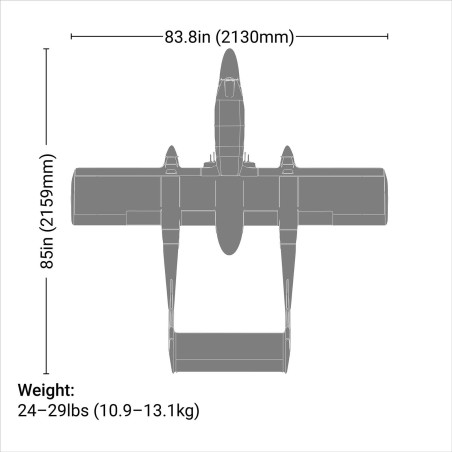 Hangar 9 OV-10 Bronco 20cc ARF aprox.2.16m 84" (Con tren de aterrizaje eléctrico retráctil)