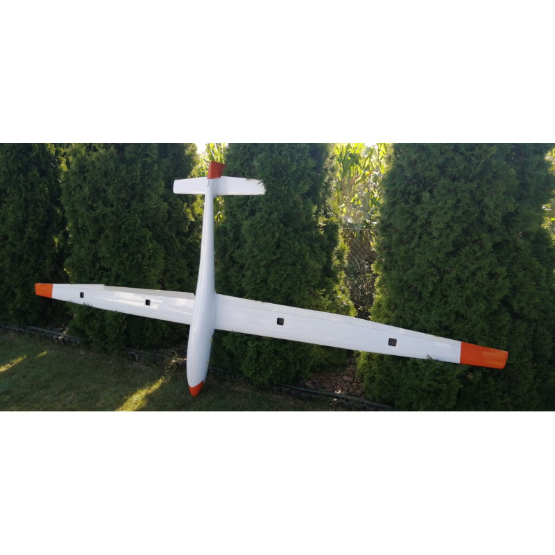 GLIDER IT ASW-15 FS xtr Bianco/Arancione 3,75m - FLASH RC