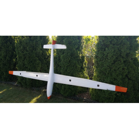 GLIDER IT ASW-15 FS xtr White/Orange 3.75m - FLASH RC