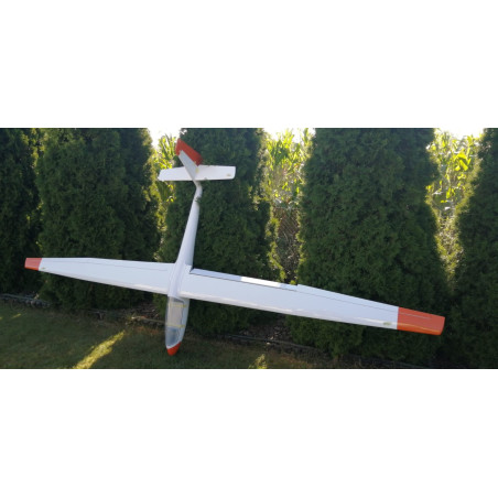 GLIDER IT ASW-15 FS xtr Bianco/Arancione 3,75m - FLASH RC