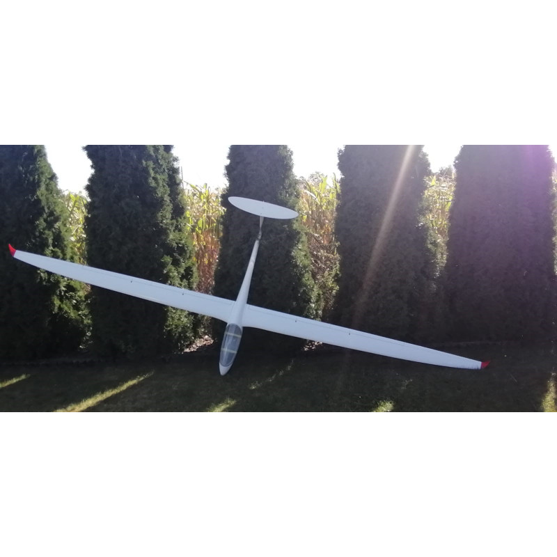 GLIDER IT Diana 3 FS xtr White/Red 4.5m - FLASH RC