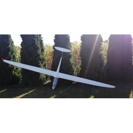 GLIDER IT Diana 3 FS xtr White/Red 4.5m - FLASH RC