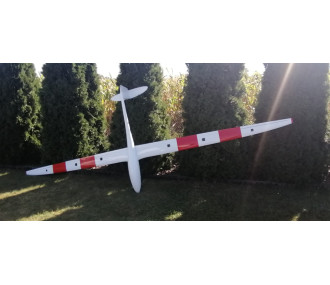 GLIDER IT Diana 3 FS xtr Blanc/Rouge 4.5m - FLASH RC 2
