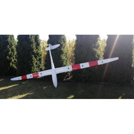 GLIDER IT Diana 3 FS xtr Bianco/Rosso 4,5m - FLASH RC