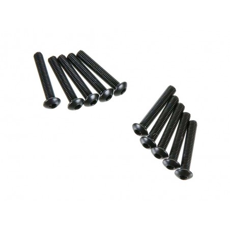 Piezas de repuesto para coches RC - AXIAL AXA118 Cabeza de botón hexagonal M3x18mm (10) - FLASH RC