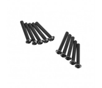 Piezas de repuesto para coches RC - AXIAL AXA119 Cabeza de botón hexagonal M3x20mm (10) - FLASH RC