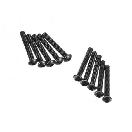 Piezas de repuesto para coches RC - AXIAL AXA119 Cabeza de botón hexagonal M3x20mm (10) - FLASH RC