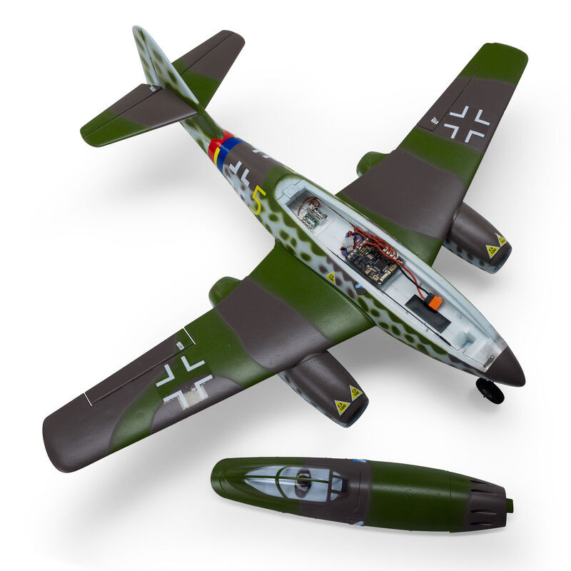 Avion - UMX Me 262 30mm EDF Jet BNF Basic with AS3X and SAFE Select, 660mm - FLASH RC - Le leader des avions modèlisme RC
