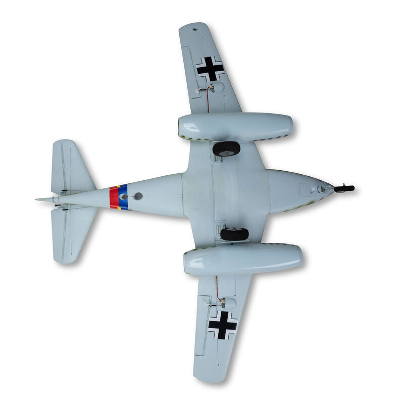 Aircraft - UMX Me 262 30mm EDF Jet BNF Basic with AS3X and SAFE Select, 660mm- FLASH RC