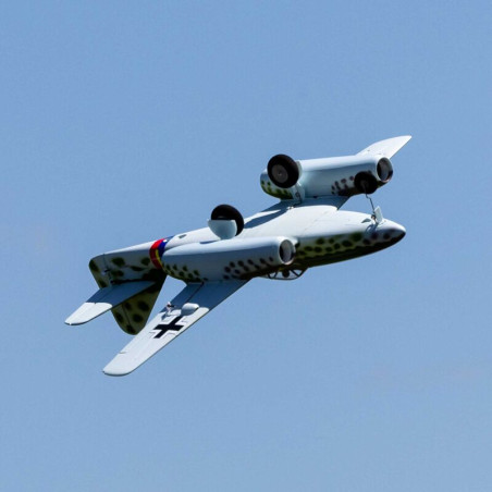 Aircraft - UMX Me 262 30mm EDF Jet BNF Basic with AS3X and SAFE Select, 660mm- FLASH RC