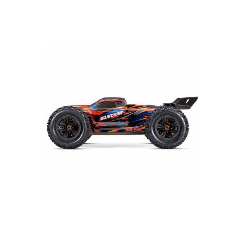 Traxxas SLEDGE Orange 4WD 2.4Ghz (senza batterie e caricabatterie) 95096-4-ORNG - FLASH RC