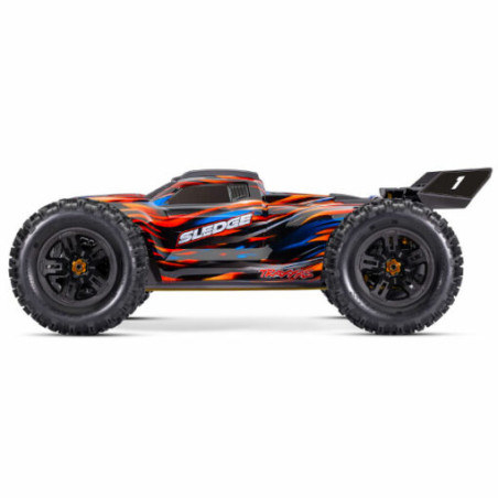 Traxxas SLEDGE Orange 4WD 2.4Ghz (senza batterie e caricabatterie) 95096-4-ORNG - FLASH RC