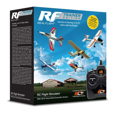 Simulateur RC RealFlight Trainer Edition avec émetteur/contrôleur SLT6 - FLASH RC