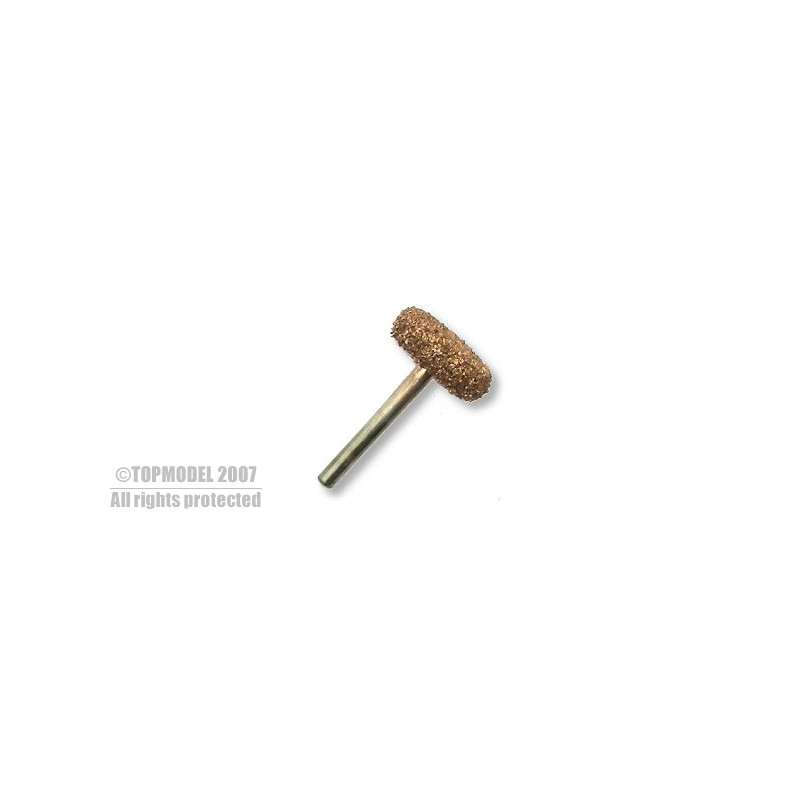 MEULE CYL. DIAM 20mm AXE 3mm GROS GRAIN - FLASH RC