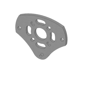 Support moteur alu FunJet ULTRA - FLASH RC