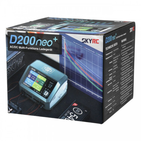 Chargeur D200 Neo+ NFC Duo 1-6s (AC 2x200W, DC 2x400) SKYRC - FLASH RC