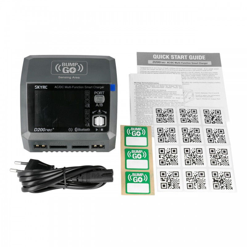 Chargeur D200 Neo+ NFC Duo 1-6s (AC 2x200W, DC 2x400) SKYRC - FLASH RC
