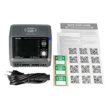 Charger D200 Neo+ NFC Duo 1-6s (AC 2x200W, DC 2x400) SKYRC - FLASH RC