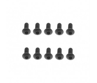 AXIAL AX31280 M2.6x6mm Hex Socket Button Black (10) - FLASH RC