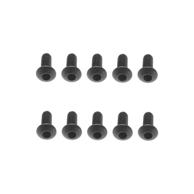 Ricambi per auto RC - AXIAL AX31280 M2.6x6mm Esagono incassato nero (10) - FLASH RC