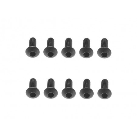 Ricambi per auto RC - AXIAL AX31280 M2.6x6mm Esagono incassato nero (10) - FLASH RC