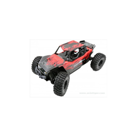 CARROSSERIE DESERT 1/8 ROUGE - FLASH RC