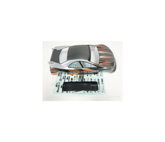 CARROSSERIE TOURING ROUGE/GRISE - FLASH RC