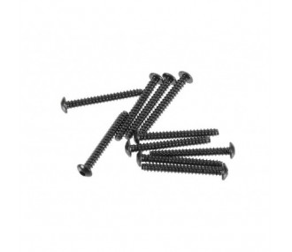 RC Car Parts - AXIAL AXA440 Hex Socket Tapping Button Head Black M3x25m - FLASH RC