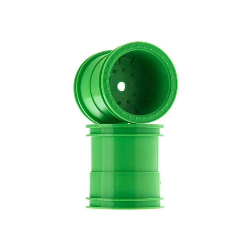AXIAL AX31461 2.2 Monster Truck Wheels 63mm Green (2) - FLASH RC