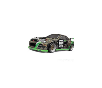 CARROSSERIE NISSAN R34 GTR PEINTE 150MM - FLASH RC
