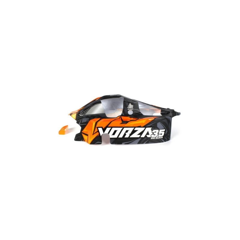 CARROSSERIE VORZA NITRO VB-2 PEINTE ORANGE - FLASH RC