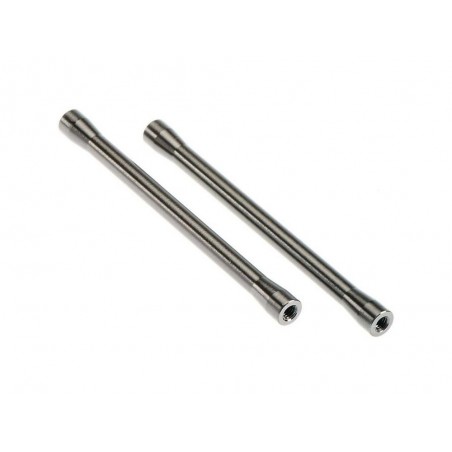 RC Car Parts - AXIAL AX31487 Roscado Alum Link 7.5x94mm Gris (2) Opt - FLASH RC