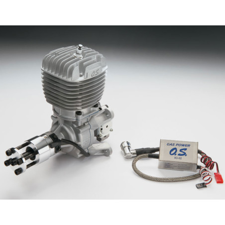 Benzinmotoren - 2T-Benzinmotor OS GT 60 mit Schalldämpfer - FLASH RC