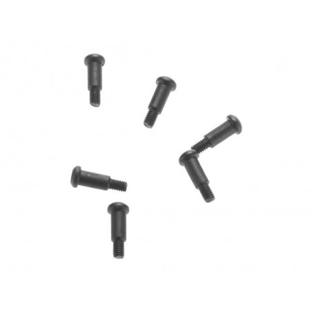 Piezas de repuesto para coches RC - AXIAL AX31489 Tornillo de botón hexagonal M2.5x6x10mm (6) - FLASH RC