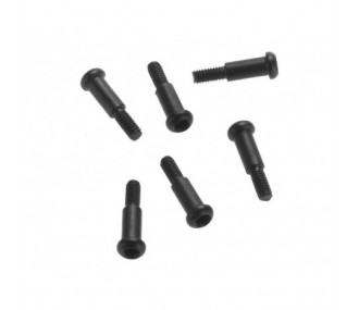 RC Car Parts - AXIAL AX31490 Hex Sckt ButtonShlder Screw M2.5x6x12mm(6) - FLASH RC