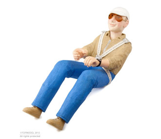 PETER GLIDER PILOT 1:3.5 BROWN